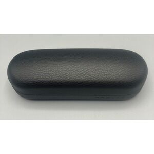 OAKLEY Sunglasses Case Hard Side Hinged Pebbled Texture Black Glasses Leather